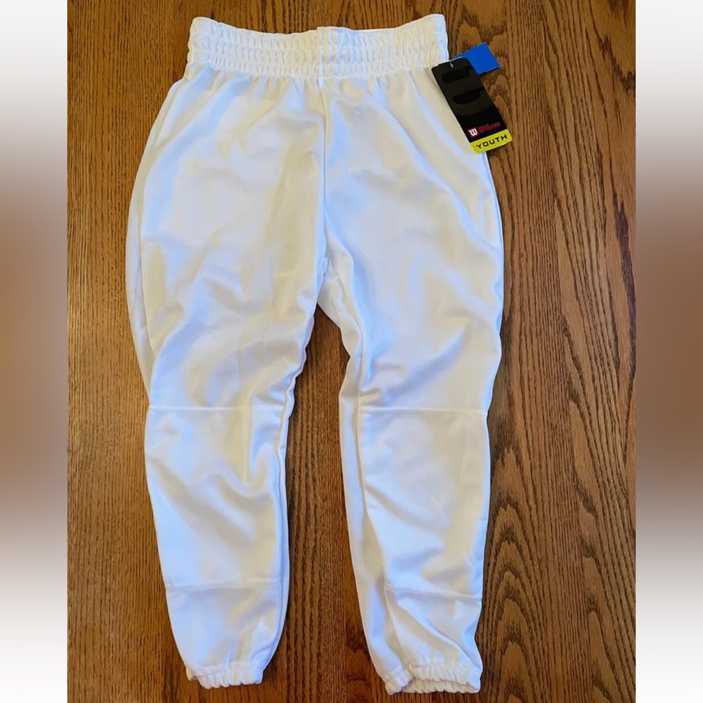 Wilson Youth Baseball Pants White Large - NWT!